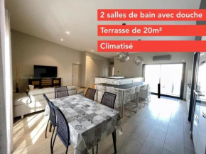 Bel appartement 140m2, terrasse au calme 20m2